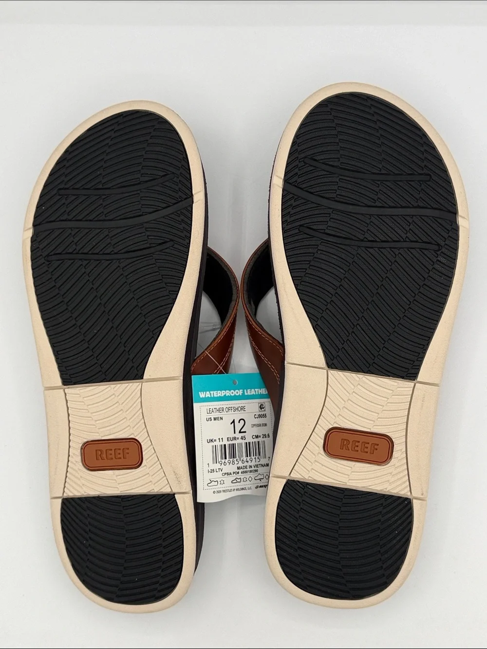Reef Leather Offshore, copper/dark brown